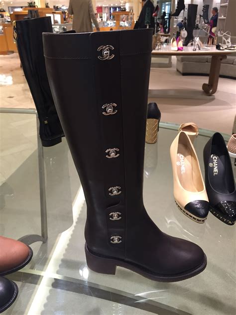 chanel boots saks